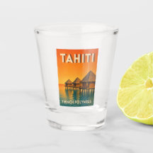 Viaje Vintage Tahití Polinesia Francesa Atardecer