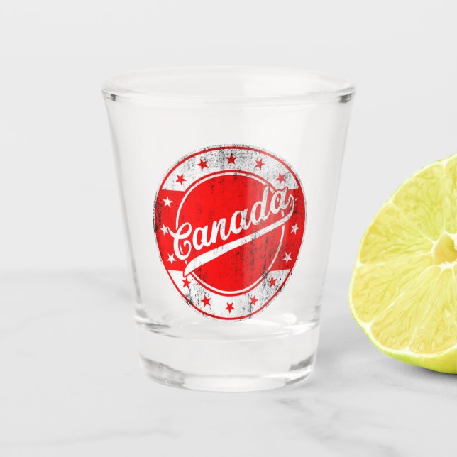 Vaso De Chupito Viajero global - Canadá (Anverso)