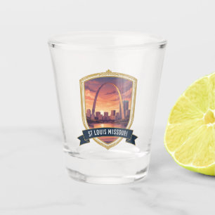 Vaso De Chupito Viajes de arco de la puerta de enlace de St Louis