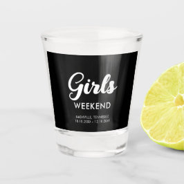 Vaso De Chupito Viajes de diverso Chica de destino Viaje de fin de
