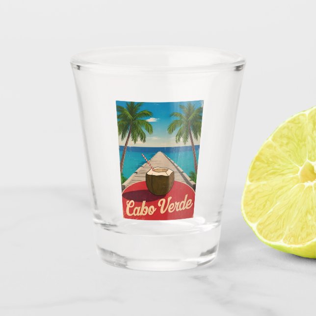 Vaso De Chupito Viajes de época Catálogo de Cabo Verde (Anverso)