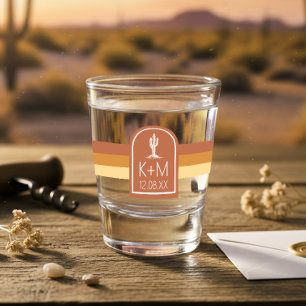 Vaso De Chupito Vibraciones de desierto Cuña de boda Terra Cotta I