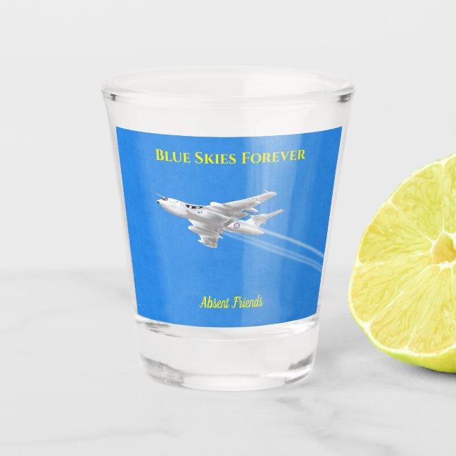Vaso De Chupito Victor Bomber 'Amigos ausentes' (Anverso)