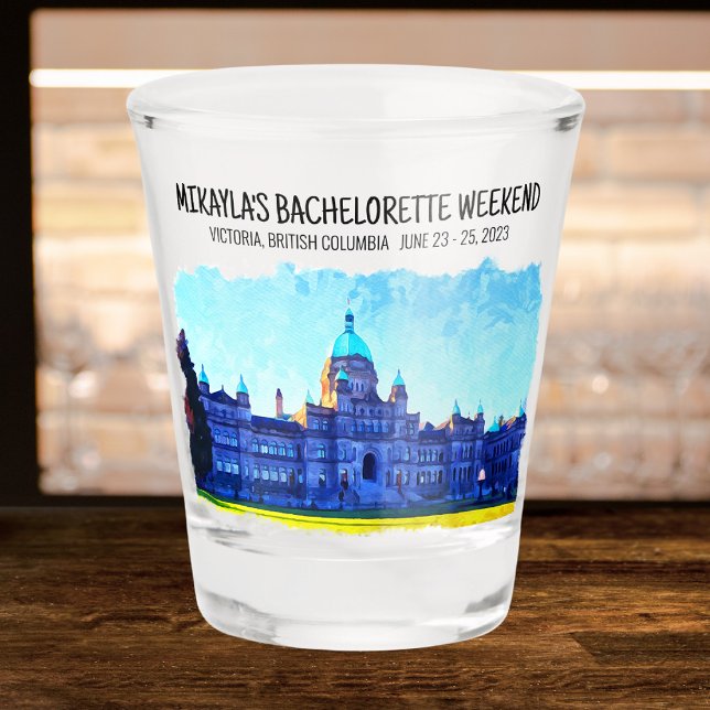 Vaso De Chupito Victoria, British Columbia Bachelorette Weekend (Subido por el creador)