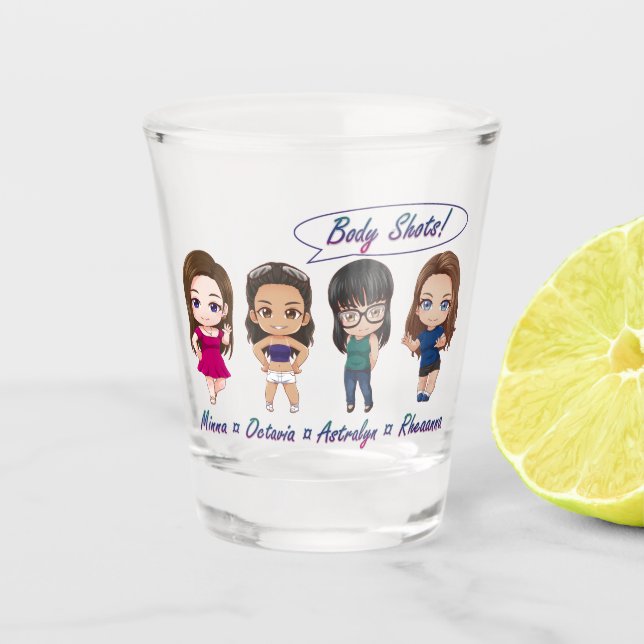 Vaso De Chupito Vidrio (Anverso)