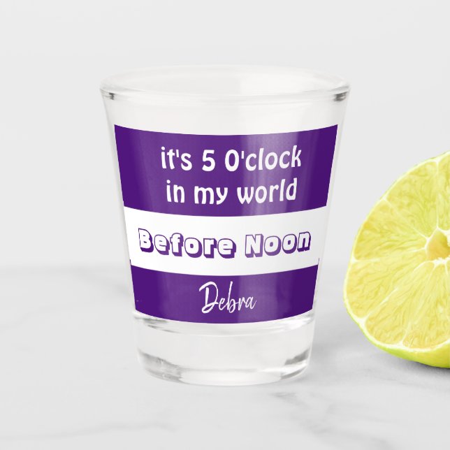 Vaso De Chupito Vidrio (Anverso)