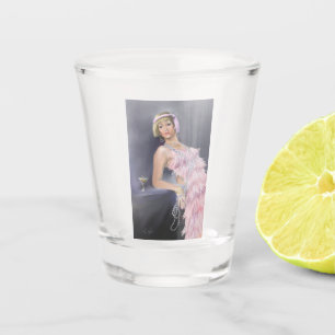 Vaso De Chupito Vidrio antideslizante de primavera