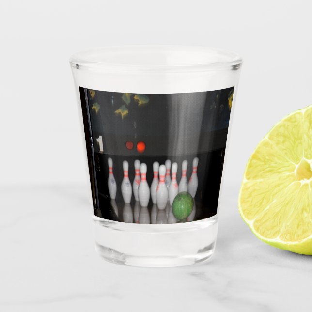 Vaso De Chupito Vidrio Bowling Shot (Anverso)