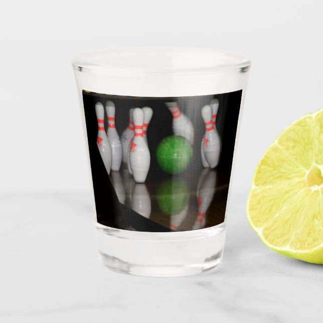Vaso De Chupito Vidrio Bowling Shot (Anverso)