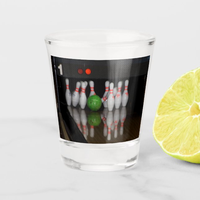 Vaso De Chupito Vidrio Bowling Shot (Anverso)