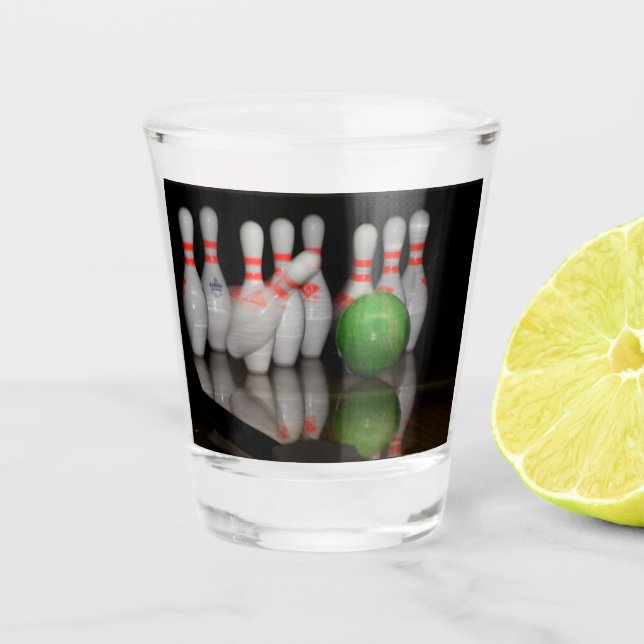 Vaso De Chupito Vidrio Bowling Shot (Anverso)