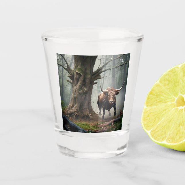 Vaso De Chupito Vidrio Bull Shot (Anverso)