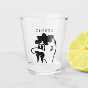 Vaso De Chupito Vidrio caliente al hombre de la vigilia - Diversió