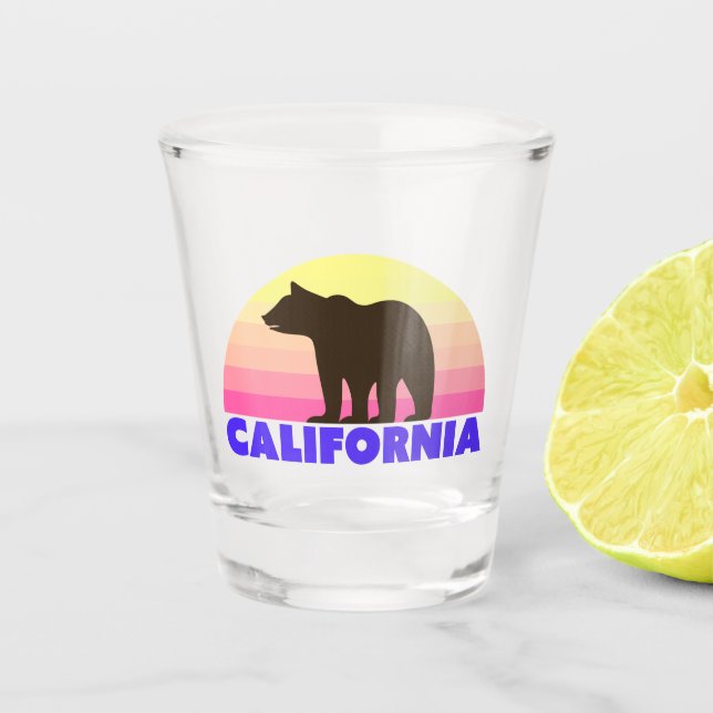 Vaso De Chupito Vidrio caliente de California (Anverso)
