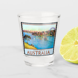 Vaso De Chupito Vidrio caliente del puerto de Sydney