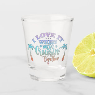 Vaso De Chupito Vidrio caliente para cruceros juntos