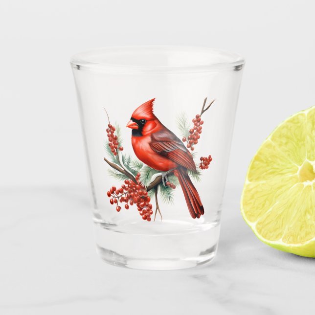 Vaso De Chupito Vidrio Cardinal Shot (Anverso)