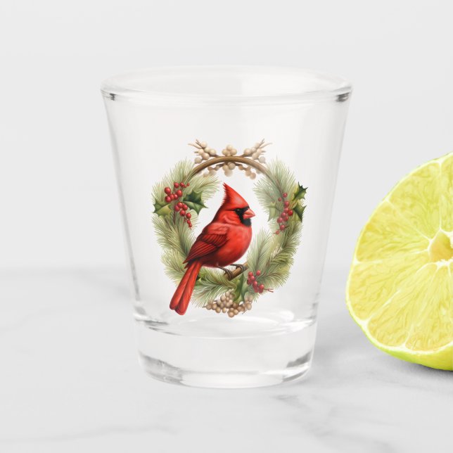 Vaso De Chupito Vidrio Cardinal Shot (Anverso)