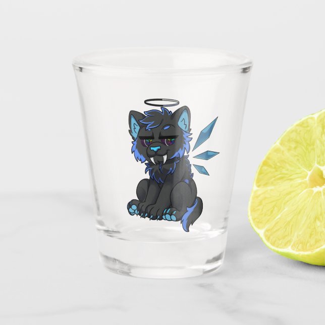 Vaso De Chupito vidrio chibi (Anverso)