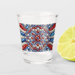 Vaso De Chupito Vidrio con colores holandeses