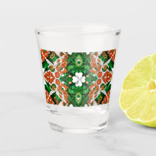 Vaso De Chupito Vidrio con colores irlandeses