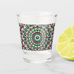 Vaso De Chupito Vidrio con colores italianos