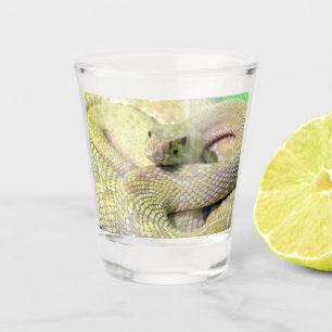 Vaso De Chupito Vidrio de Albino Rattlesnake