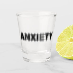 Vaso De Chupito Vidrio de ansiedad disparada