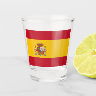 Vaso De Chupito Vidrio de bandera española