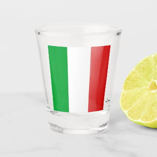 Vaso De Chupito Vidrio de Bandera Italiana