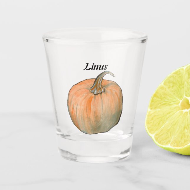 Vaso De Chupito Vidrio de calabaza (Anverso)