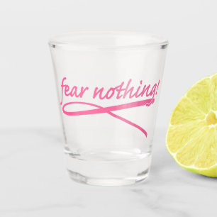 Vaso De Chupito Vidrio de Cáncer de Mama