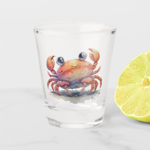 Vaso De Chupito Vidrio de cangrejo corto