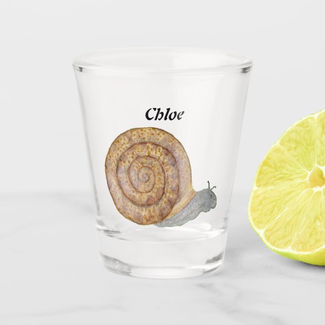 Vaso De Chupito Vidrio de Caracol (Anverso)
