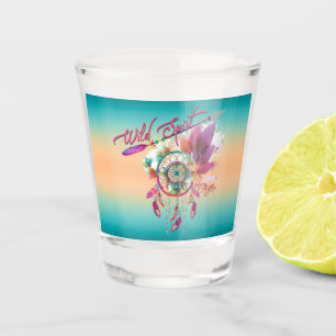 Vaso De Chupito Vidrio de Cazador de Espíritu Salvaje