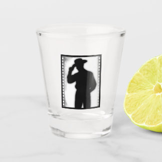 Vaso De Chupito Vidrio de Cowboy Silhouette Shot