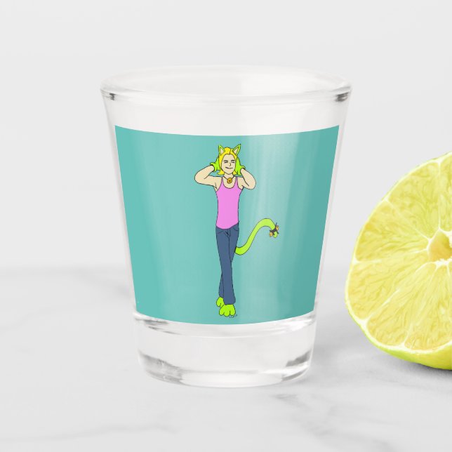 Vaso De Chupito vidrio de disparo (Anverso)