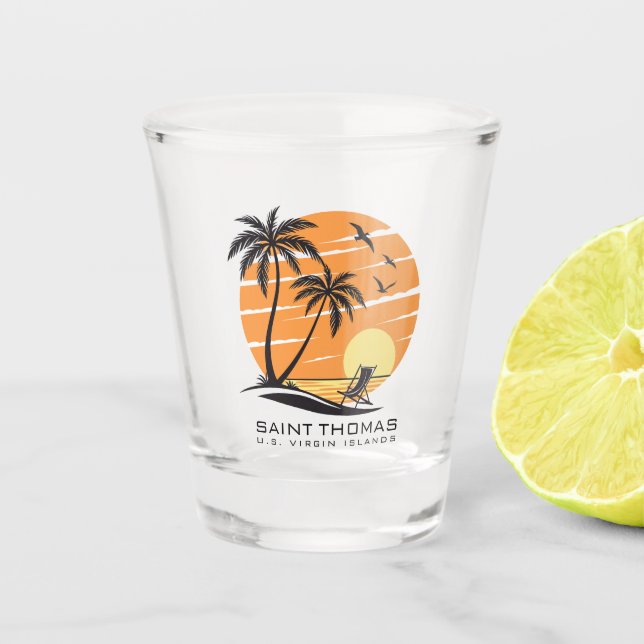 Vaso De Chupito Vidrio de disparo (Anverso)