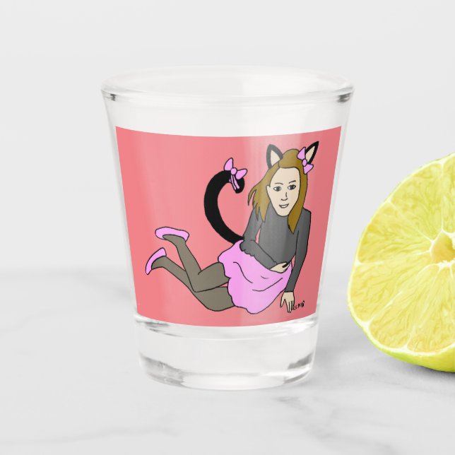 Vaso De Chupito vidrio de disparo (Anverso)