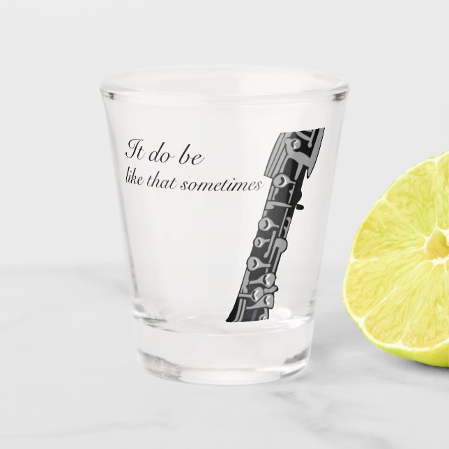 Vaso De Chupito Vidrio de disparo (a veces es así) (Anverso)