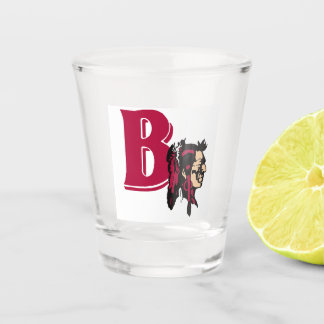 Vaso De Chupito Vidrio de disparo: Bethel Braves (00104)