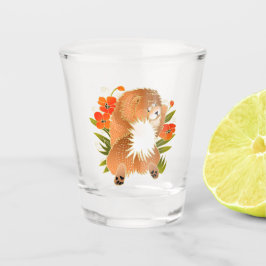 Vaso De Chupito Vidrio de disparo BINDI MINGSIE Red Chow