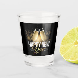 Vaso De Chupito Vidrio de disparo de Año Nuevo