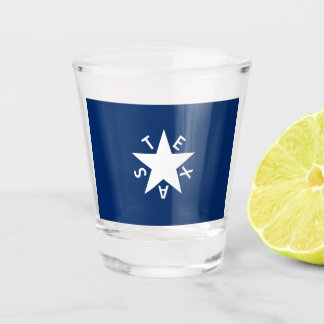 Vaso De Chupito Vidrio de disparo de bandera de la República de Te