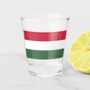 Vaso De Chupito Vidrio de disparo de bandera húngara