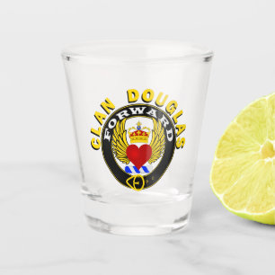 Vaso De Chupito Vidrio de disparo de Clan Douglas "FORWARD"