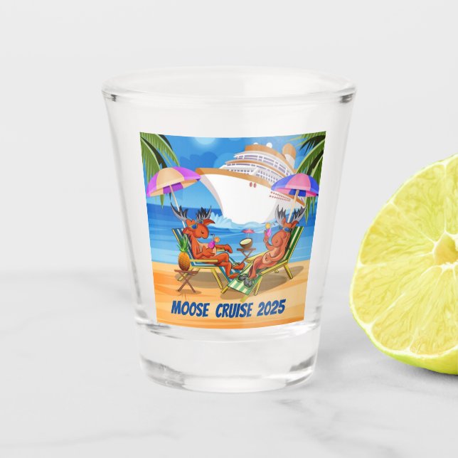 Vaso De Chupito Vidrio de disparo de crucero suave (Anverso)