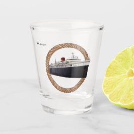 Vaso De Chupito Vidrio de disparo de cuerda de insignia