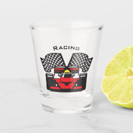 Vaso De Chupito Vidrio de disparo de diseño de coches de carrera