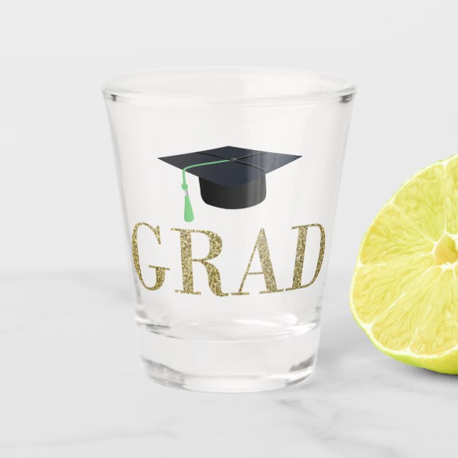 Vaso De Chupito Vidrio de disparo de graduación (Anverso)